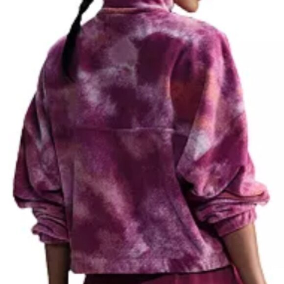 NIKE ONE Women's Therma-FIT Oversized Half-Zip Fleece Sweater Sz LARGE - Picture 7 of 7